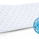 ESHINE Full Body Pillows for Adults - Full Body Pillow for Sleeping/Gel Infused Cooling Pillows/Shredded Memory Foam Pillows, Oeko-TEX/CertiPUR-US Certified, 14x35 Long Pillows