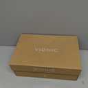 Vionic Women's City Walk Sneaker Lucid Beige Leather and Suede, 9M