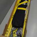 PICKLETECH 4.0 Slim Version Portable Pickleball Nets Outdoor Game 22 FT Pickleball Net-USAPA Regulation Size-Pickle Ball Net System with Carrying Bag for Driveway (2in 1, Yellow)