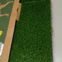 LOOBANI Large Dog Grass Pad with Tray - 35x23in Dog Litter Box with 2 Artificial Grass Patch + 2 Washable Pee Pads - Quickly Absorbency Indoor Outdoor Potty for Patio Balcony Apartment Use