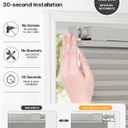 Lazblinds TDBU Cellular Shades, 34.5" W X 48" H, Dove Grey
