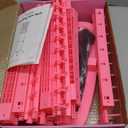 Adjustable Braiding Rack with 160 Pegs, 2-sided Braid Rack for Braiders, Movable Hair Racks with Wheels, Hair Extension Holder for Braiders and Hairstylists