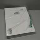 EXPUTRAN Clear Acrylic Desk Organizer for Office or Home Desk Drawer Dividers, Makeup Vanity Storage Bins, Stackable 4-Pack, Acrylic Accessory and Half Accessory Tray/Small Tray