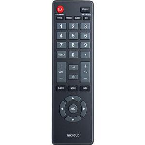 NH305UD for Emerson TV Remote Replacement: Universal Remote Control for All Emerson TV LF501EM4 LF501EM4F LE240EM4 LC320EM3FA LF402EM6 LF402EM6F LF461EM4 LF461EM4A Replace NH310UP NH301UD