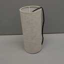 Dott Arts 18" Table Lamp for Bedroom, 3-Color Bedside Lamps with Pull Chain, Bedroom Table Lamps for Nightstand, AC Outlet Small Lamp for Living Room, Bulb Included Wood, Flax-Woodgrain