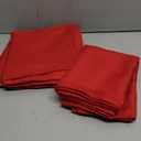 Home Brilliant Outdoor Pillow Covers 16x16 Set of 4, Red Outdoor Throw Pillows for Couch Patio Waterproof Slipcovers for Holiday Valentine's Day, 16 inches, 40 cm, 4 Pieces, Red