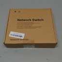 8 Port Gigabit PoE Switch with 2 Gigabit Uplink, 120W Built-in Power, 802.3af/at Compliant, Managed PoE+ Switch Support VLAN, QoS, Fanless Metal, Plug and Play(Desktop/Wall Mount)