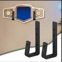 Wrestling Championship Belt Display Holder for Wall, Heavy Duty Boxing Martial Arts Belt Hanger, Horizontal Wall Mount Organizer for Man Cave, Sports Memorabilia Gift for Collectors