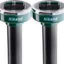 Gopher Repellent Ultrasonic Solar Powered - Mole Repellent Stakes Outdoor Pet Safe - Groundhog Repeller Snake Rodent Gopher Spikes Chaser - Sonic Mole Deterrent Devices (2)