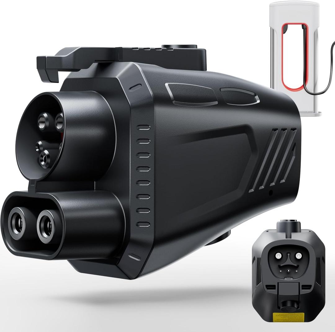 2025 Upgraded for Tesla Supercharger to CCS1 Charger Adapter, Max 500A 1000V Fast Charge NACS to CCS Electric Vehicle Charging Adapter Compatible with Tesla Supercharger, Fit for Rivian, Ford, GM EVs