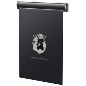 Disposable Car Trash Bag with Flip-top Hidden Hook - Aluminum Alloy Garbage Can, Waterproof Hanging Auto Trash Can, Travel Accessories (Black)