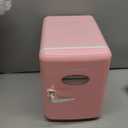 Mini Beverage Cooler for Office, Pink