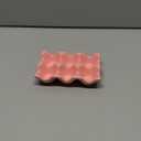 URWOOW Ceramic 6 Cup Egg Tray Holder (Pink)