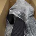 Ergonomic Drafting Chair with Footrest,Tall Office Chair for Standing Desk with Flip-up Armrests with Breathable Comfy Mesh Support and Adjustable Foot Rest Ring(Black)