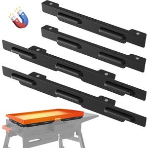 Wind Guards for Blackstone 28" Griddle, MeWeBlue Blackstone Accessories Fit for Grill, MeWeBlue 5016 Magnetic Stainless Steel Wind Screens Protect Flame Hold Heat, Compatible with Hood