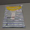 Women Striped Oversized Sweatshirt Long Sleeve Crewneck Hoodies Shirts 2024 Fall Pullover Top Trendy Preppy Clothes (L)