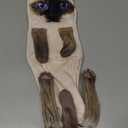Cat Funny Hand Towels for Bathroom Kitchen- Cute Decorative Kitten Decor Hanging Face Towels- Unique Housewarming Valentines Mothers Birthday Gifts for Women Mom Cat Lovers (Siamese Cat)