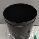 Bathroom Trash Can 1.8 Gallon Garbage Can Waste Basket Recycling Bin for Dorms Bedrooms Offices Kitchens, 2 Pack Black