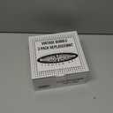 Novelty Lights Replacement Bubble Lights 3 Pack, Traditional Red/Yellow Liquid with Multicolor Bases, Vintage Glass Holiday Bulbs with Flowing Liquid, 5 Watts Each, C7/E12 Base