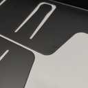 Stainless Steel Stove & Counter Top Gap Covers - Oven Gap Filler Kit 23.4" - Heat Resistant Slide-in Range Trim Guard for Seamless Kitchen Accessories Easy Clean (Black)