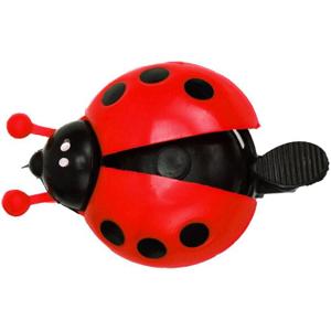 Leheybia 1 Pcs Ladybug Bicycle Bell Classic Bicycle Bell Thumb Bell for Bike for Road Mountain Bike Handlebars Adults Kids (red)