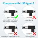 Charger Compatible with Asus Laptop 65W/45W AC Adapter, Round Tip 4.01.35mm Power Supply for Asus WH31/RS51/NH77 Series