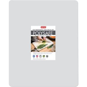 Dexas NSF Certified Polysafe Pastry Board, 16 x 20 Inches, Reversible Kitchen Cutting Board, White