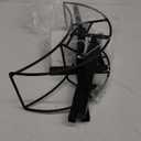 TomCare Garden Hose Holder Detachable Metal Water Hose Holder Holds 150 FT Hoses Free Standing Hose Hanger Stand Heavy Duty Garden Storage Rack for Outside Yard Lawn, Black