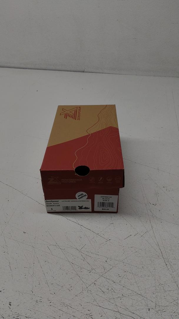 ZeroXposur La Palme SANDAL Size 6 Black