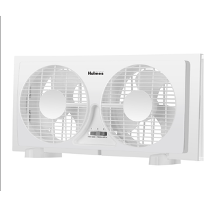 Holmes 9" Twin Blade Manual Window Fan