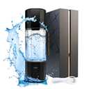 Hydrogen Water Bottle Generator with 10000PPB Hydrogen Production LED Display Portable Hydrogen Water Machine for Home, Gym, Travel, Office Hydro Bottle Suitable Gift for Love Friend Family (Black)