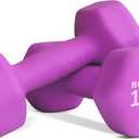 15lb Pair Balelinko Home Gym Equipment Workouts Strength Training Weight Loss Pilates Weights Yoga Sets Weights for Women, Men, Seniors and Youth, Pair (15lb Each)