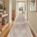 zesthome 3x20 Runner Rug Non Slip,Washable Hallway Runner Rug,Orange