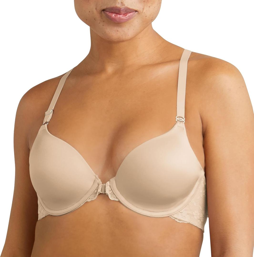 Maidenform womens One Fab Fit Full Coverage Lightly Padded Racerback Underwire T-shirt 07112 Bra, Latte Lift, 40B US