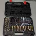 AKM 61Pcs Thread Restorer Kit, Rethread Repair Tool, UNC UNF & MetricThread Chaser Set with Thread Pitch Gauge