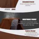 ASIMOON High Waist Bikini Underwear Womens Seamless Lace No Show Panties Soft Stretch High Cut Panties 10 Pack (M)