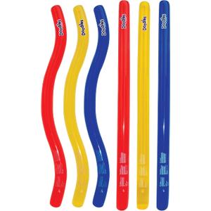 Swimline Doodles Inflatable Pool Noodle Float, 6 Count