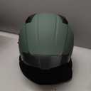 KYPARA Full Face Motorcycle Helmet with Internal Tinted Visor & DOT Approved for Moped ATV Cruiser Scooter (Alpine Matt Green, X-Large)