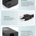 New Slim 280W Compatible with Dell Alienware M16 R2 M18 R2 Precision Workstation 3280 Compact Power Cord