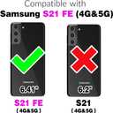 Asuwish Phone Case for Samsung Galaxy S21 FE 5G Zipper Wallet Cell Cover with Tempered Glass Screen Protector Crossbody Strap Flip Credit Card Holder S 21 EF S21FE5G UW S21FE 21S G5 6.4 inch Men Brown