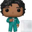 POP [Squid Game - Player 199: Ali Funko Vinyl Figure (Bundled with Compatible Box Protector Case), Multicolor, 3.75 inches