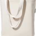 Blank Bulk Canvas Tote Bags Wholesale Organic, Natural Color Plain Bags for Decorating, Heat Transfer, Printing, DIY, Crafts