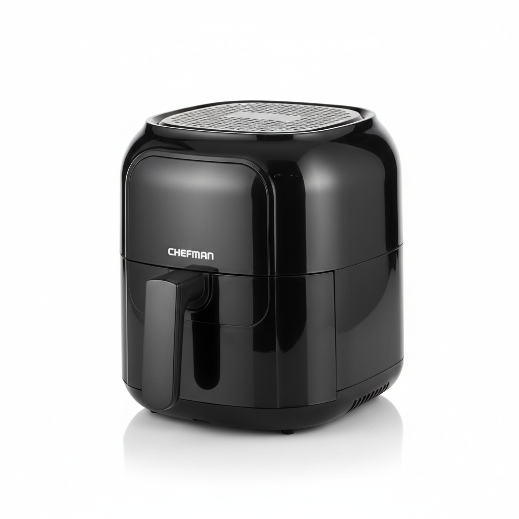 Chefman Air Fryer – Compact Airfryer for Quick & Easy Meals in Minutes, Features Hi-Fry Technology for Extra Crisp, Touchscreen Controls