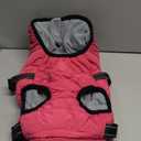 SUNFURA Dog Winter Coat, Warm Dog Coat with Harness for Medium Dogs Boys Girls, Reflective Fleece Lined Pet Winter Jacket Snowsuit for Pug, Jack Russel, Schnauzer, Hot Pink M