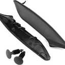 Windshield Wiper Cowl Kit, Plastic End Windshield Wiper Cowl Cover with 2 Retainers for 2004-2008, Mark LT 2006-2008