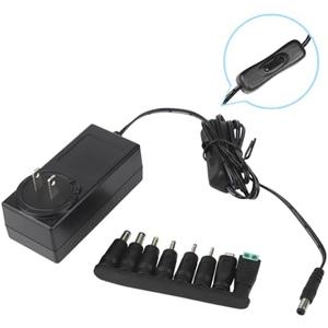 UL 1310 12V 3A Power Supply Adapter 36W, 12 Volt 3 Amp Switching Transformer AC/DC Power Converter for LED Strip Light BT Speaker GPS Webcam Microphone Receiver with 8 Tips