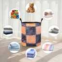Retro Cow Prints Laundry Basket Laundry Hamper With Handles Collapsible Laundry Baskets Storage Basket For Room Bathroom Bedroom Decor