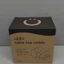 Ubbi Tabletop Diaper Caddy, Diaper Storage, Caddy Organizer, Stores Baby Diapers, Wipes & Baby Accessories, White