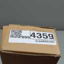 Ivilon Window Curtain Rod End Cap - 1 inch Pole. 120 to 240 Inch. Warm Gold