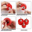 9pcs Copper Pipe Cleaner Set for Power Drill, 3pcs 1/2" 3/4" 1" Tube Cleaning Brushes & 6pcs Brass Wire Bore Brushes Metal Pipe Cleaner for Drill Copper Tubes and Fittings for Soldering